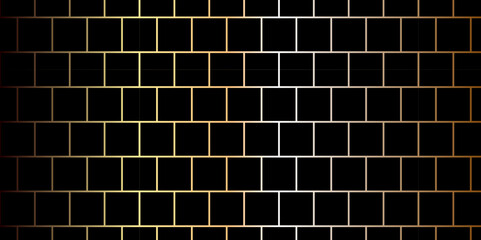 Abstract construction stone brick seamless background texture. Black brick background texture. Black brick pattern and black background wall brick.  Black or dark gold pattern grainy concrete wall.