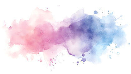 Obraz premium Soft watercolor splashes or strokes in muted tones, offering an artistic yet understated look