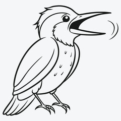 Art & Illustration kingfisher-bird Roar