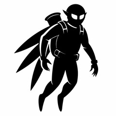 Jetpack Black silhouette