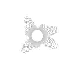 Concentric sound patterns that beautifully illustrate radial waveforms, capturing the essence of audio dynamics.