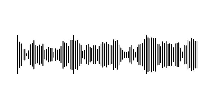 black and green sound wave on white clip art preview