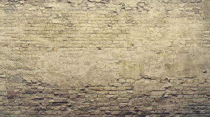 Obraz premium Weathered Rustic Brick Wall Texture Background with Natural Color Variations