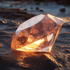 Diamond on Beach.