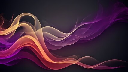 Fototapeta premium abstract wave colorful background design illustration