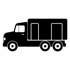 Lorry Black silhouette