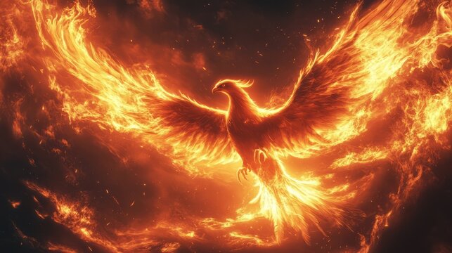 Phoenix Reborn: A Symphony of Flames in Fantasy