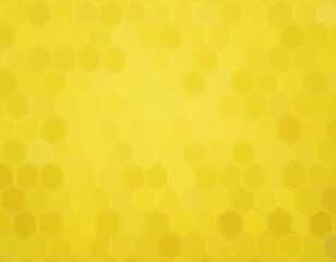 Geometric Honeycomb Pattern Abstract Yellow Hexagon Texture Background with Modern Clean Design