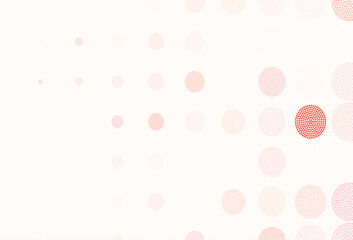 Light Red vector layout with circle shapes.