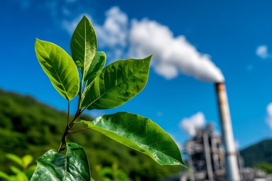 Greenhouse gas reduction, sustainable industry, green manufacturing lowers emissions from production processes