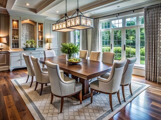 Interior designers present diverse ways to pair and style dining room furniture for a cohesive visual impact.