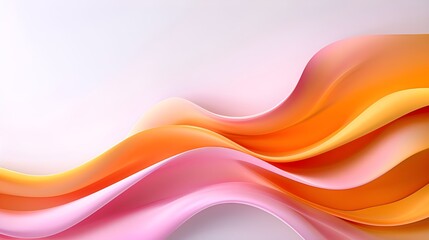 Abstract colorful wave vector design with vibrant rainbow curves and swirling lines, perfect for wallpaper or banner