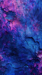 Naklejka premium Abstract Marbled Pattern with Deep Blue and Purple Hues and White Speckles for Cosmic Artistic Background.