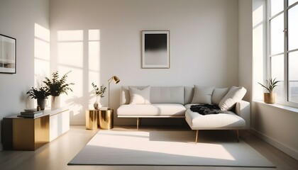 Photo interior modern design room 3d illustration