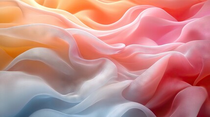 Fototapeta premium Soft and liquid color waves background