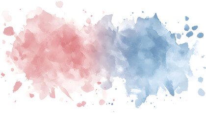 Obraz premium Soft watercolor splashes or strokes in muted tones, offering an artistic yet understated look