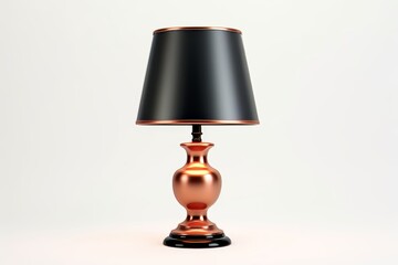 Elegant isolated table lamp on a clean white background for modern home decor inspiration