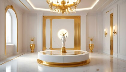 Photo interior modern design room 3d illustration