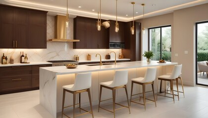 Photo interior modern design room 3d illustration