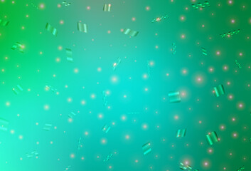 Light Green vector template in carnival style.