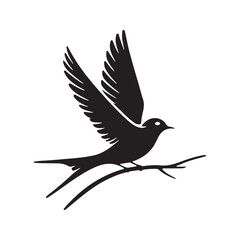 Bird silhouette vector illustration design