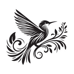 Bird silhouette vector illustration design
