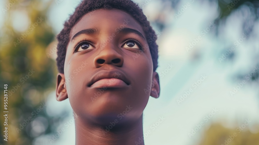 Poster Confident Teenager Expresses Herself Boldly