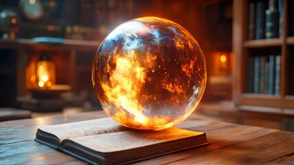 A glowing globe atop an open book, symbolizing the interconnected world and the power of knowledge - Powered by Adobe