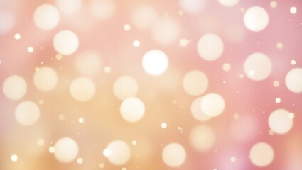 Obraz premium Soft Bokeh Light Background in Warm Pastel Tones