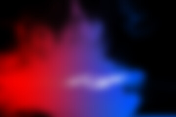 Blue and red gradient  defocused abstract photo smooth background