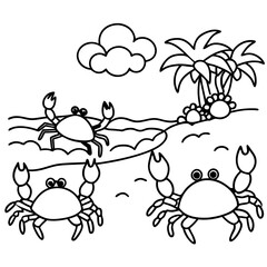 animals on the beach