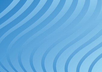 Seamless pattern with wavy background, blue