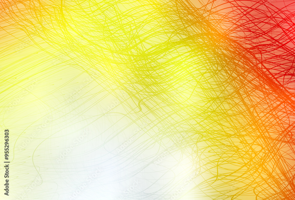Canvas Prints light red, yellow vector blurred bright pattern.