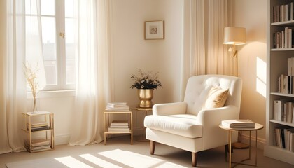 Obraz premium Photo interior modern design room 3d illustration