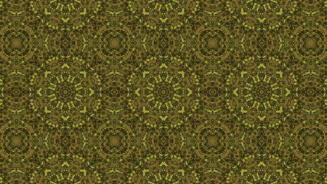 3 d animation of gold circle lines with moving plane patterns. animation
