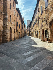 Medieval Streets of San Gimignano 