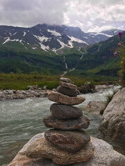 Rock Stack in the Mountains