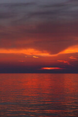 Golden Sunset at Sea