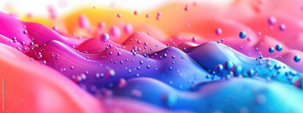 Leinwandbilder abstract colorful background in 3d cartoon rendering