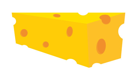 Cheese. Parmesan, mozzarella, gouda, cheddar, gruyere, emmental, maasdam, beaufort, edam. Tasty, fatty, healthy food, proper nutrition, snack, protein, carbohydrates, toast, sandwich. Vector