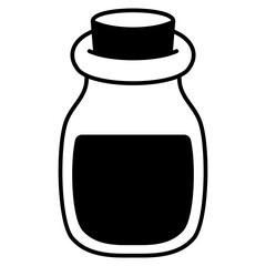 bottle of medicine icon logo