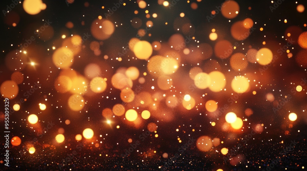Poster abstract festive background featuring glitter vintage lights with a defocused effect ideal for chris
