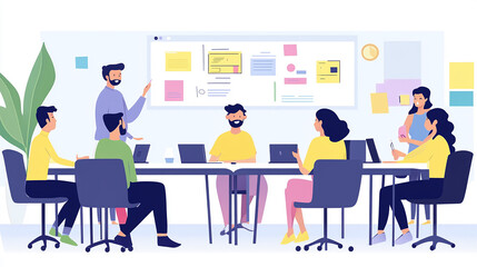 Facilitate regular team meetings to review progress, discuss challenges, and brainstorm solutions collaboratively, keeping everyone engaged and informed.