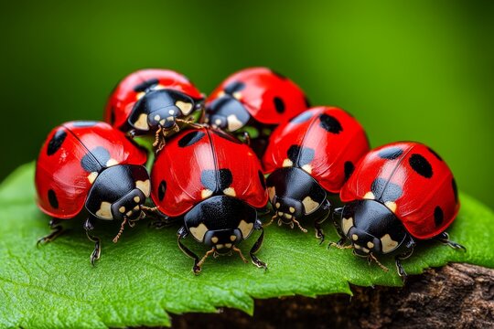 Ladybugs, symbols of luck, cherished visitors are often welcomed as omens of good fortune