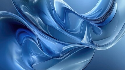 Elegant abstract background in cool blue tones