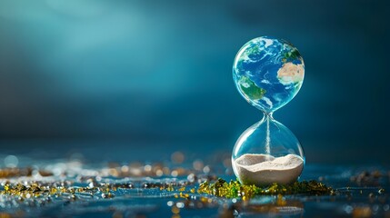 Earth s Hourglass Visualizing the Passage of Time for Our Fragile Planet