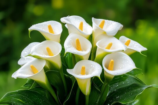 Lilies, white calla lilies, simple and elegant make a powerful statement in their purity and form