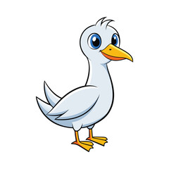 Bird cartoon vector illustration style design