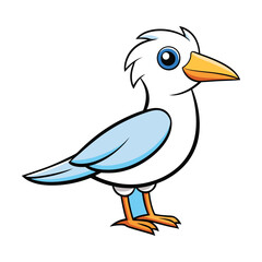 Bird cartoon vector illustration style design