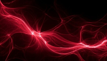 ワインレッド色のプラズマの光、くっきり、スタイリッシュな背景画像 Generated by AI